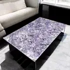 48"x24" Purple Amethyst Stone Center Sofa Dining Table Handmade Furniture Decors