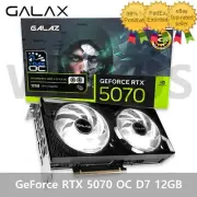 GALAX GALAZ GeForce RTX 5070 BLACK OC D7 12GB Gaming Graphics Card