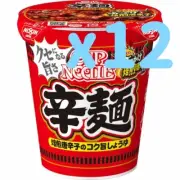 NISSIN CUP NOODLE Spicy 82G [Set of 12pcs]