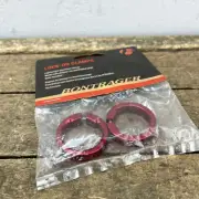 Bontrager Grip Lock Red Locking Grip Collars Race Lite Grip Parts Flat Bar