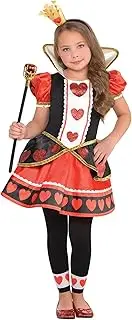 Amscan 847243-55 - Girls Queen of Hearts World Book Day Fancy Dress Costume Age: 8-10 Yrs