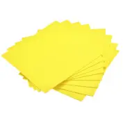 8 Pack 9.84 x 9.84" 3mm Thickness EVA Foam Sheets for Arts Yellow