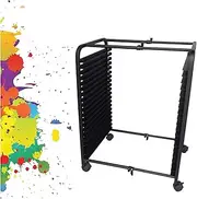 Art Drying Rack,Classroom Drying Rack,(20 Tiers) Metal Floor-Standing Craft Storage Rack,Space Saving Rack Suitable for Art Classrooms, Homes and Offices