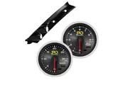 SAAS One Piece Pillar Pod w/ Boost & Exhaust SRD Gauges for GU Patrol Y61 1997-2015