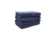 4pc Onkaparinga 69x140cm Cotton Flinders Premium Bathroom Towels 600GSM Denim
