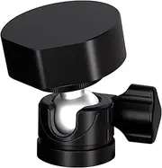 Starlink Mini Tripod Adapter, Aluminum Alloy Tripod Mount Adapter with 1/4-20 in and 3/8-16 in Thread and Ball Head, Compatible with Tripods, Fixing Clamps, Pipe Adapters (Black)