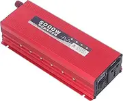 Jectse Car Inverter, Short Circuit Indication Car Power Converter Overload Protection DC to AC Pure Sine Wave LED Display 5000W for Industrial Control Instruments (DC48V to AC220V)