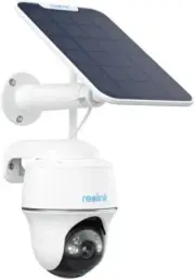Security Camera Wireless Outdoor, Pan Tilt Solar Powered with 5MP Night Vision