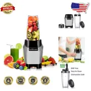 Versatile Blender 1000W with 6-Leaf Blade and Travel Lid - Easy Smoothies