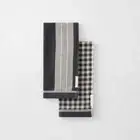 Sheridan Este Tea Towel Set - Two Pack Carbon