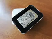 NEW RARE 1996 ZIPPO BARRETT SMYTHE HD HARLEY DAVIDSON HOWLING WOLF MOUNT MOON