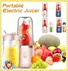 Portable 400ml Mini Electric Fruit Juicer: USB Charging Smoothie Blender
