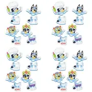 4x 8pc Tomy Toomies Bluey Foam Bath Toy Puzzle 22.5x16.5cm Baby/Toddler 18m+