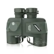 10X Binoculars Navy Telescope with Compass HD Rangefinder For Hunting Marine