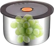 Stainless Steel Snack Containers with Lids | Leak Proof Toddler Lunch Box for Travel - Travel-Friendly Space-Saving Stackable Meal Prep Small Food Portions Daily Use Kids' Snacks and Meals