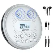 CD Player Portable Rechargeable Portable CD Players for Car with Speakers Ant...