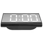 Alarm Clock LED Digital Display Mirror USB Charging Desktop Clock For Bedroom