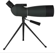 Single Cylinder Zoom 25-75×70 BAK4 Telescope, Monocular Waterproof Spotting Scope Bird Watching Instrument with Tripod Hunting Optic Scope