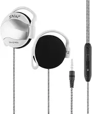 Labymos SHINI SN-Q140S 3.5mm Wired Headsets Sport Headphone Ear-Hook Headset Line Control Earphone with Mic for Phone