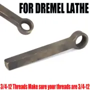 1 x For Dremel Lathe Tool Post Grinder Attachment Kit 3/4-12 Thread A-36 Steel