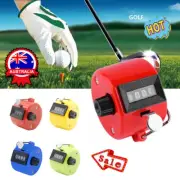 Mechanical Hand Tally Number Counter Click Clicker 4 Digit Counting Manual AN
