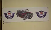 austin morris mini large pvc banner garrage work shop man cave