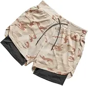 CHILDWEET Summer Beach Shorts Men Breathable Sports Shorts for Running Yoga Ball Sports Casual Trunks Pockets