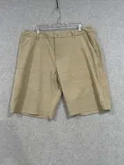 NWT Hang Ten Men's Hybrid Lightweight Quick Dry Shorts Tan Size 38(40)
