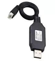 7.4V Lipo Battery USB Charger Cable for WLtoys F46 F39 T40C T23 RC Toy N1X4