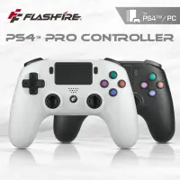 在飛比找momo購物網優惠-【FlashFire】PS4副廠無線遊戲手把(可有線支援PC