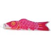 36" Pink Koi Windsock