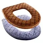 Soft Bathroom Toilet Seat Cover Pad Cushion Closestool Warmer Cover Mat Washable