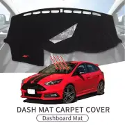 for Ford Focus ST 2012-2018 Car Pad Dashboard Mat Dashmat Cover RED