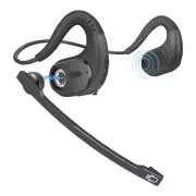 Bluetooth Headset with Removable Microphone, Noise Cancelling Wireless Headset f