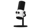 NZXT Capsule Mini Gaming Microphone With Unidirectional Cardioid Polar Pattern - Matte White [AP-WMMIC-W1]