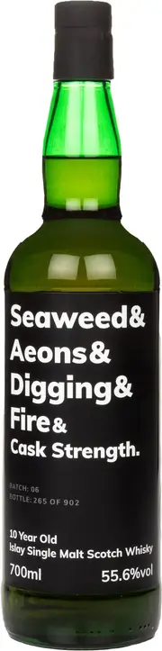 Seaweed & Aeons & Digging & Fire & Cask Strength 10 Year Old Single Malt Scotch Whisky 700ml