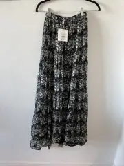 NWT Sass & Bide Skirt Sz AU 4 Black & White Seek wilderness RRP $450