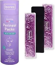 Reusable Perineal Ice Packs for Postpartum - 3 Postpartum Ice Packs with Soft Satin Sleeves- Post Partum Relief Ice Pads with 2 in 1 Hot or Cold Pack Functionality