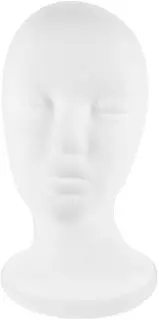WRITWAA Art Mannequin Head Wig Stand and Holder Hat Display Stands for Salon Random Style