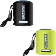 2pcs Silicone Protective Case for Sony SRS-XB100 XB13,Drop-Proof Shockproof Protective Cover, Portable Outdoor Travel Audio Protector Case for SRS-XB100 XB13 Accessories (Yellow + Black)