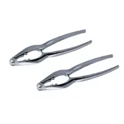 2x Cuisena Zinc Nutcracker Almond/Walnut Opener Cracker Kitchen Utensil SLV