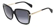 Rag & Bone RNB1059/G/S Asian Fit 807/9O Women’s Sunglasses Black Size 57