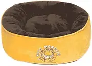 Cat and Dog Cushion Bed, Pet Bed for Cats Or Small Dogs, Super Soft Durable Fabric Pet Supplies, Luxury Cat & Dog Bed/Round/Yellow/Four Sizes (Size : 120x120x26cm)