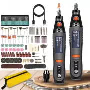 USB Cordless Rotary Tool Engraving Pen Electric Wireless Drill with Accessories
