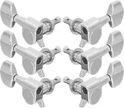 UPKOCH 6Pcs Professional Guitar Head Knobs Durable Guitar Pegs with Fine Workmanship Elegant Appearance for Electric Guitar Tuning Left Right