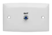 F to F Socket Wall Plate Foxtel Approved 3GHz for High Definition Application