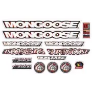 Mongoose - 1998 Supergoose for Orange frame - Decal set - old school bmx