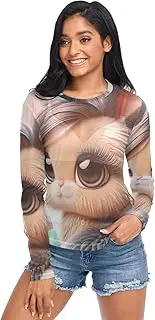 [RPLIFE] Bunny Kawaii Cute Rabbit Mesh Blouse for Women, Sheer Tops for Women Sexy S-XXL, Bunny Kawaii Cute Rabbit, Medium