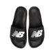 【NEW BALANCE】NB 休閒 基本LOGO 拖鞋 黑 男女鞋 -SMF200B1