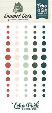 Echo Park Enamel Dots-Good To Be Home (Pack of 3)